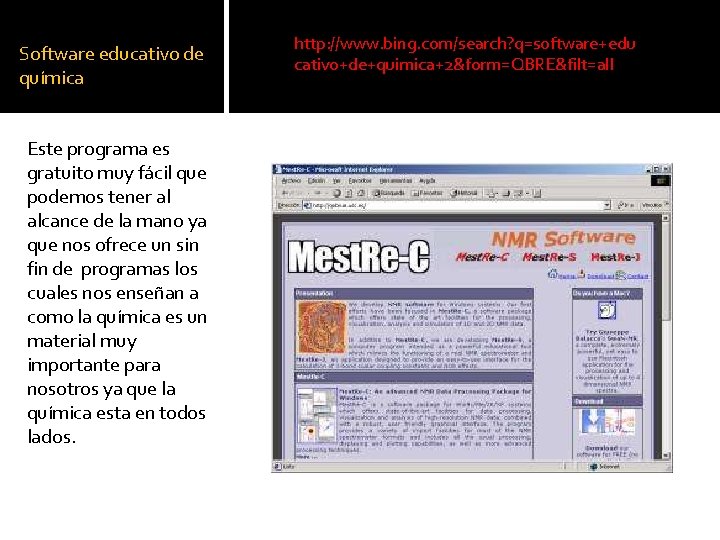 Software educativo de química Este programa es gratuito muy fácil que podemos tener al
