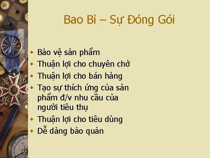 Bao Bì – Sự Đóng Gói Bảo vệ sản phẩm Thuận lợi cho chuyên