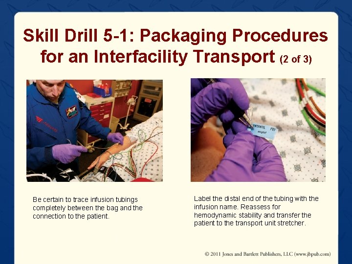 Skill Drill 5 -1: Packaging Procedures for an Interfacility Transport (2 of 3) Be