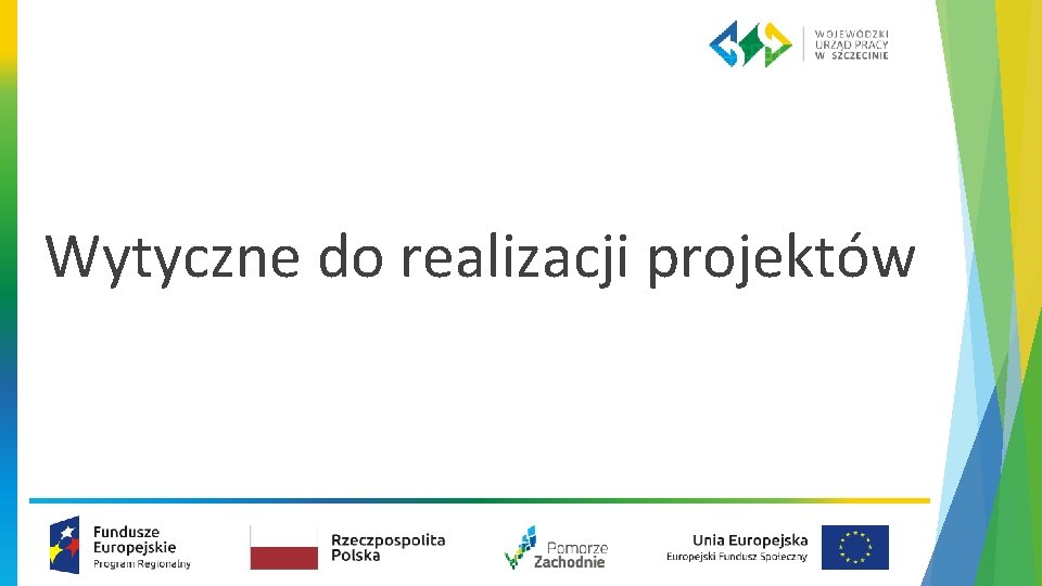 Wytyczne do realizacji projektów 