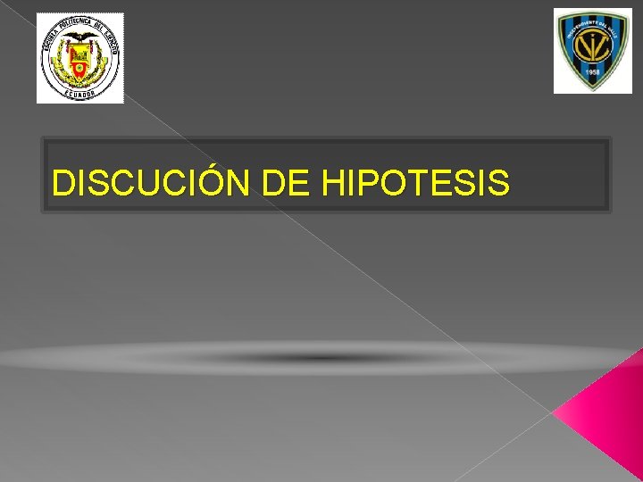 DISCUCIÓN DE HIPOTESIS 