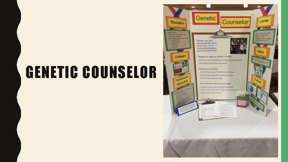 GENETIC COUNSELOR 