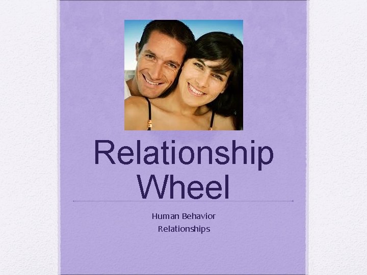 Relationship Wheel Human Behavior Relationships 