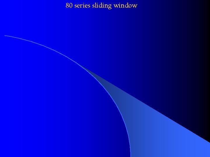 80 series sliding window 