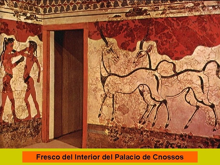 Fresco del Interior del Palacio de Cnossos 