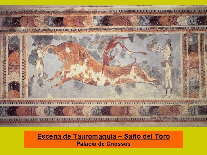 Escena de Tauromaquia – Salto del Toro Palacio de Cnossos 