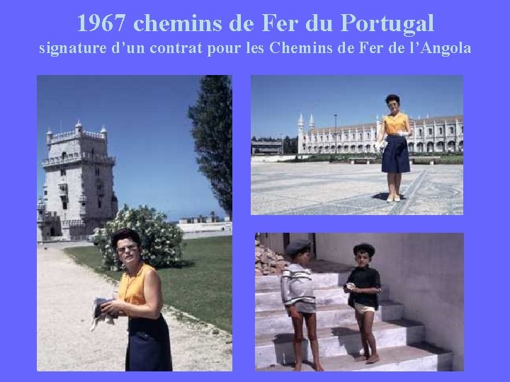 1967 chemins de Fer du Portugal signature d’un contrat pour les Chemins de Fer