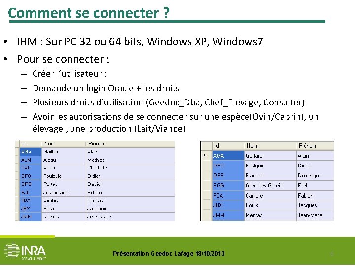Comment se connecter ? • IHM : Sur PC 32 ou 64 bits, Windows