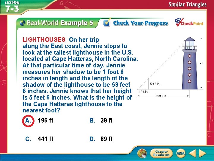 LIGHTHOUSES On her trip along the East coast, Jennie stops to look at the LIGHTHOUSES On her trip along the East coast, Jennie stops to look at the