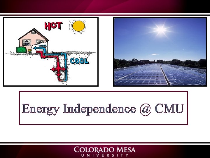 Energy Independence @ CMU 