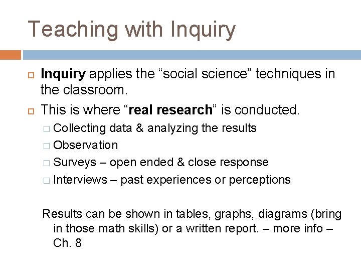 SUPPORTING LITERACY THROUGH SOCIAL STUDIES INSTRUCTION Four aspects