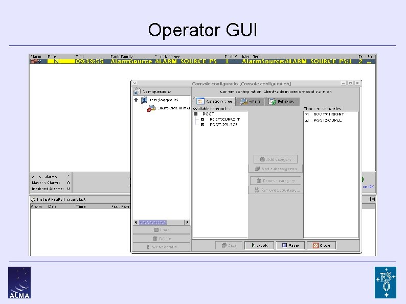 Operator GUI 