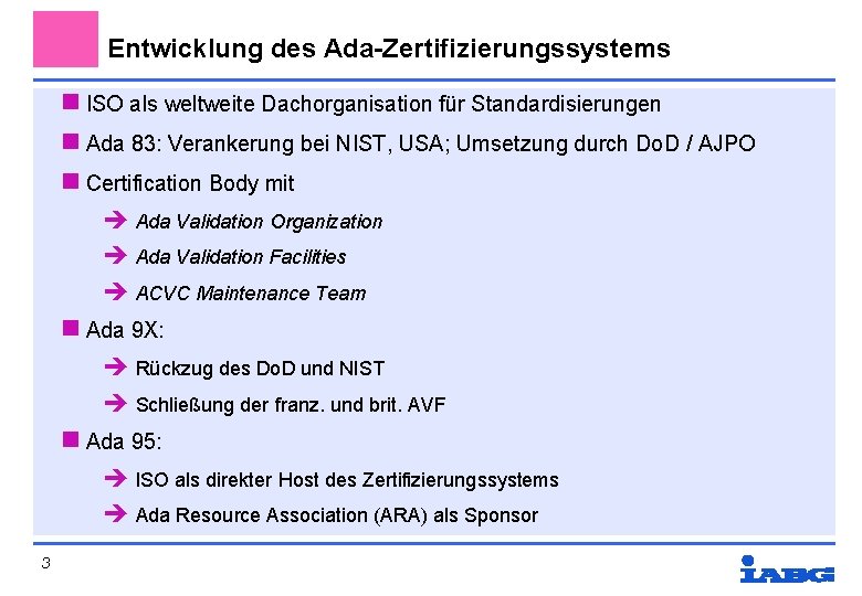 Objektorientierung und sichere Software mit Ada Compiler ...