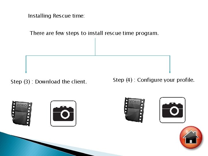 Installing Rescue time: There are few steps to install rescue time program. Step (3)