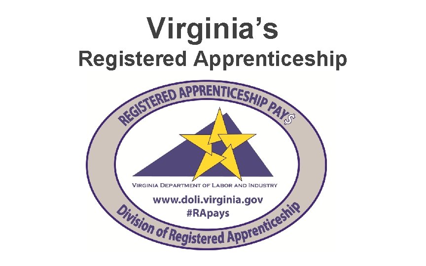 Virginia’s Registered Apprenticeship 