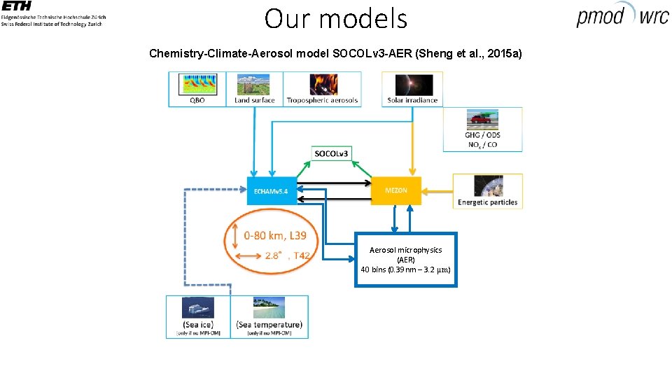 Our models Chemistry-Climate-Aerosol model. SOCOLv 3 -AER (Sheng et al. , 2015 a) Chemistry-Climate