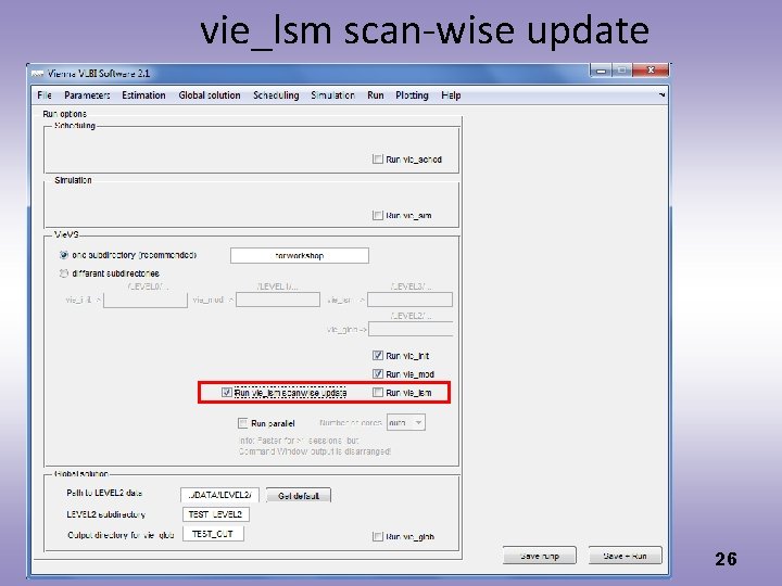 vie_lsm scan-wise update 26 