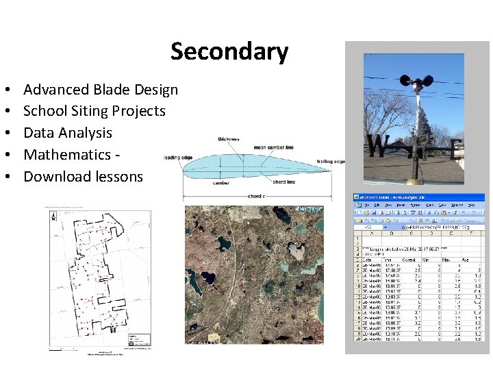Secondary • • • Advanced Blade Design School Siting Projects Data Analysis Mathematics Download