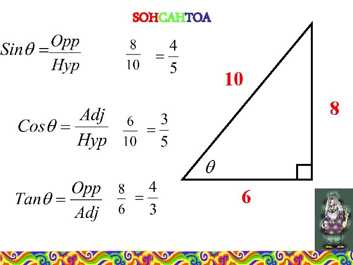 SOHCAHTOA 10 8 6 