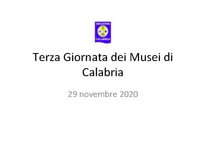 Terza Giornata dei Musei di Calabria 29 novembre 2020 