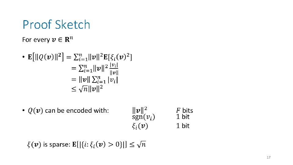 Proof Sketch • 17 