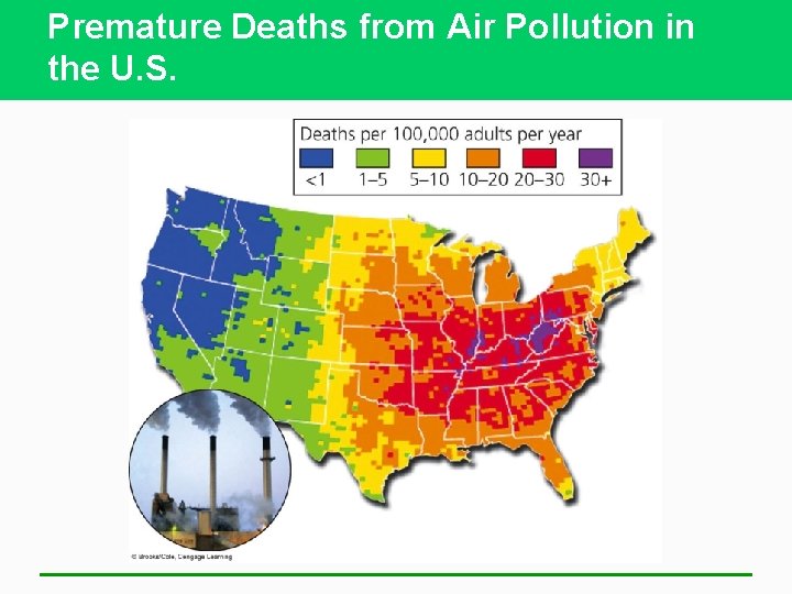 Premature Deaths from Air Pollution in the U. S. 