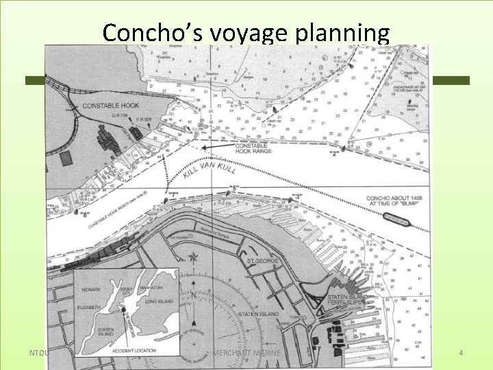 Concho’s voyage planning NTOU MERCHANT MARINE 4 