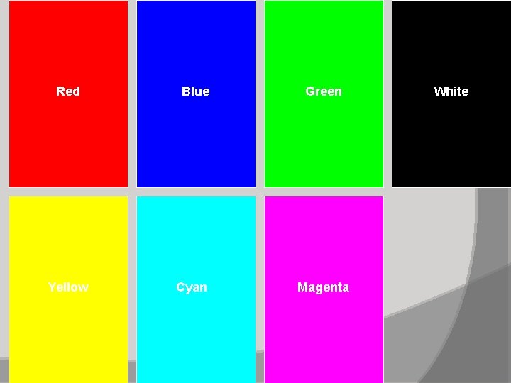 Red Yellow 03/01/2022 Blue Cyan Green Magenta White 