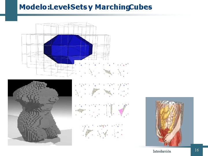 Modelo: Level-Sets y Marching. Cubes Introducción 16 