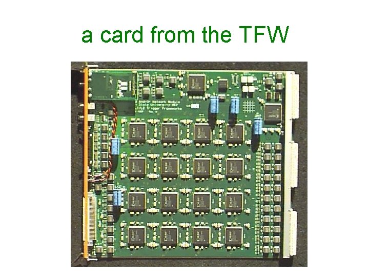 a card from the TFW 
