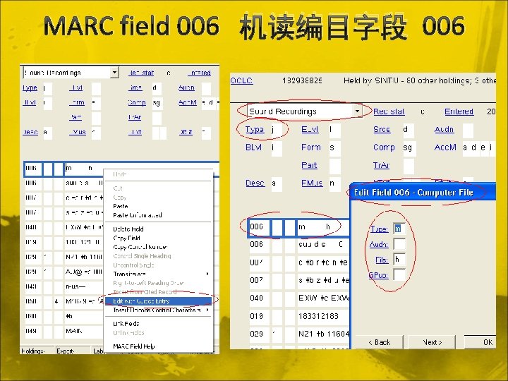 MARC field 006 机读编目字段 006 