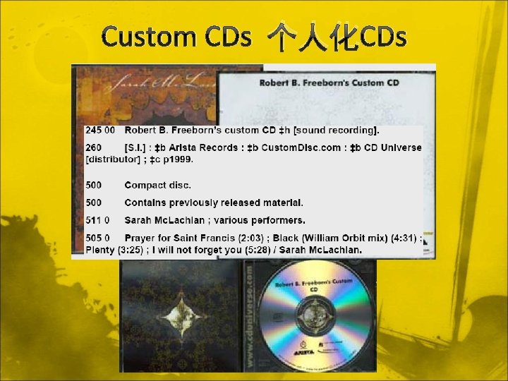 Custom CDs 个人化CDs 