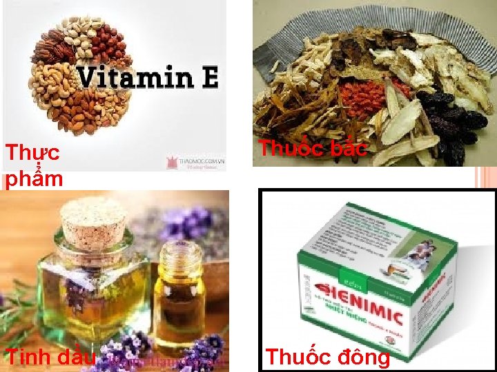 Thực phẩm Tinh dầu Thuốc bắc Thuốc đông 