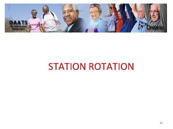 STATION ROTATION 40 