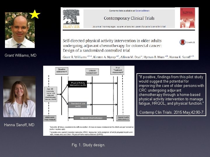 Grant Williams, MD “If positive, findings from this pilot study would suggest the potential