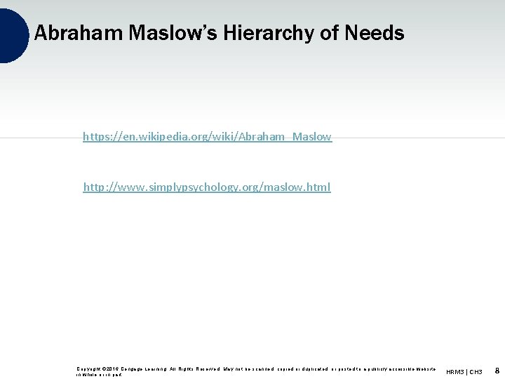 Abraham Maslow’s Hierarchy of Needs https: //en. wikipedia. org/wiki/Abraham_Maslow http: //www. simplypsychology. org/maslow. html