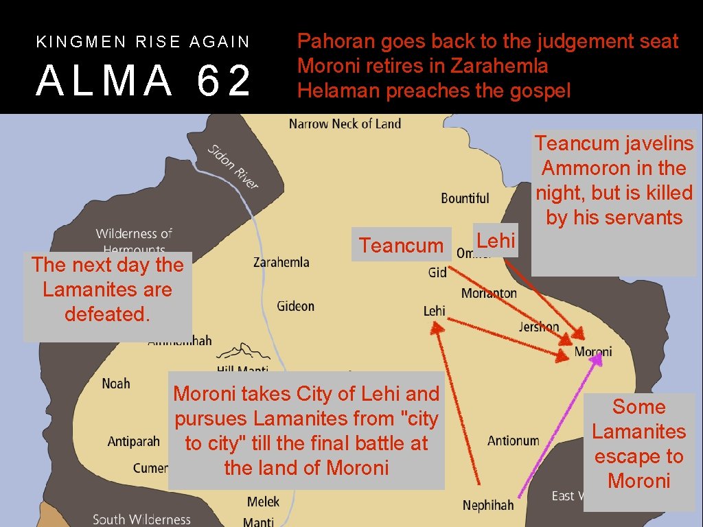 KINGMEN RISE AGAIN ALMA 62 Pahoran goes back to the judgement seat Moroni retires KINGMEN RISE AGAIN ALMA 62 Pahoran goes back to the judgement seat Moroni retires