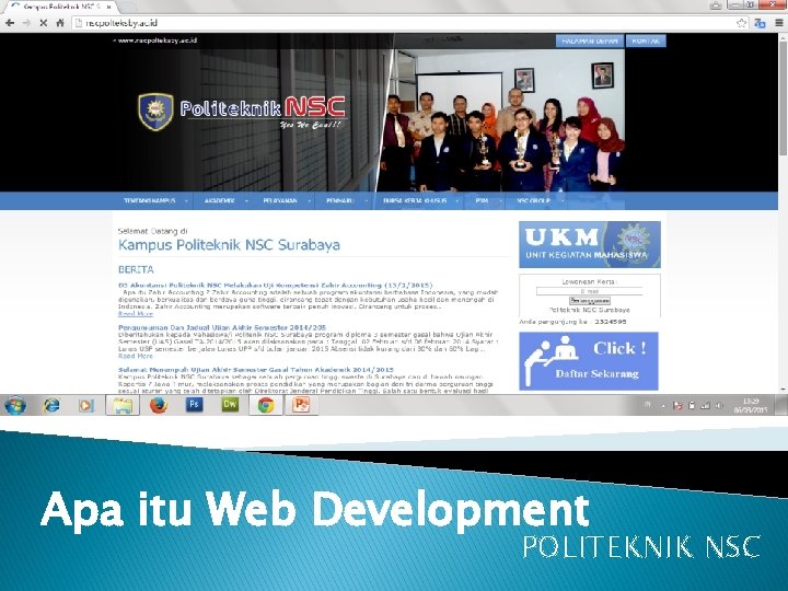 Apa itu Web Development POLITEKNIK NSC 