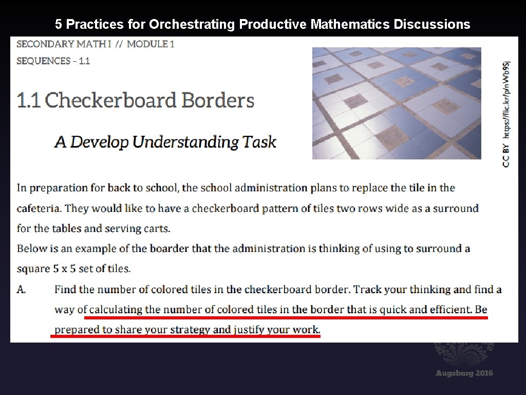 5 Practices for Orchestrating Productive Mathematics Discussions 