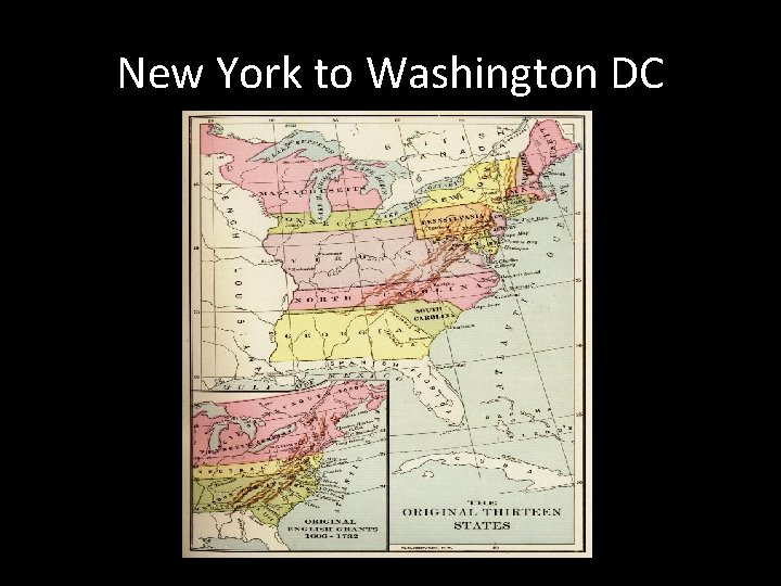 New York to Washington DC 