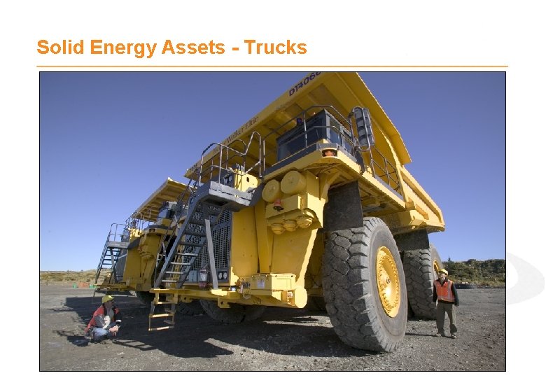 Solid Energy Assets - Trucks 