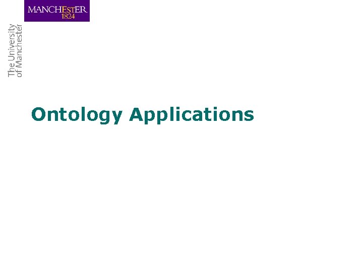 Ontology Applications 