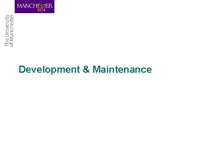 Development & Maintenance 