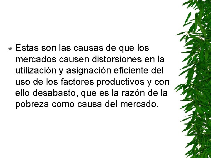  Estas son las causas de que los mercados causen distorsiones en la utilización