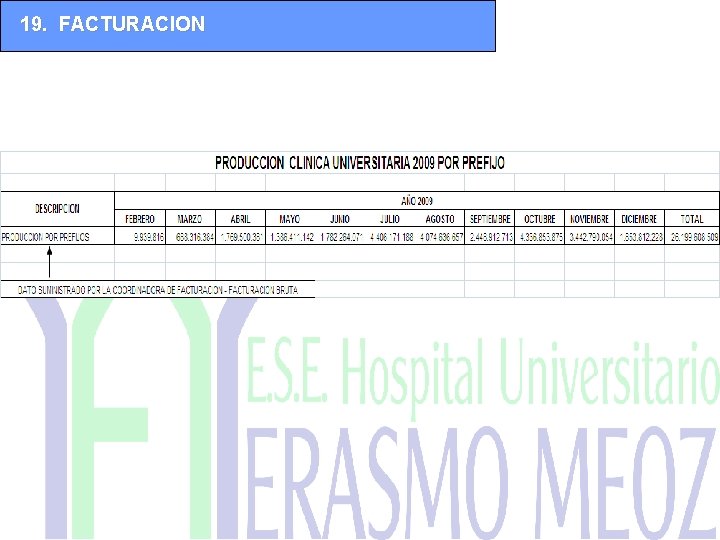 19. FACTURACION 