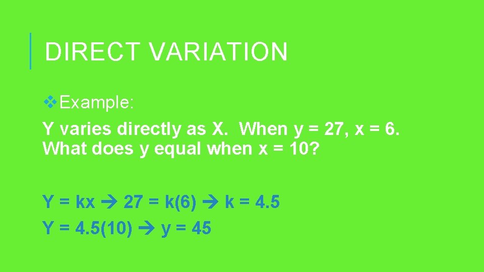 UNIT 4 EXPONENTS RADICALS AND VARIATION Final Exam