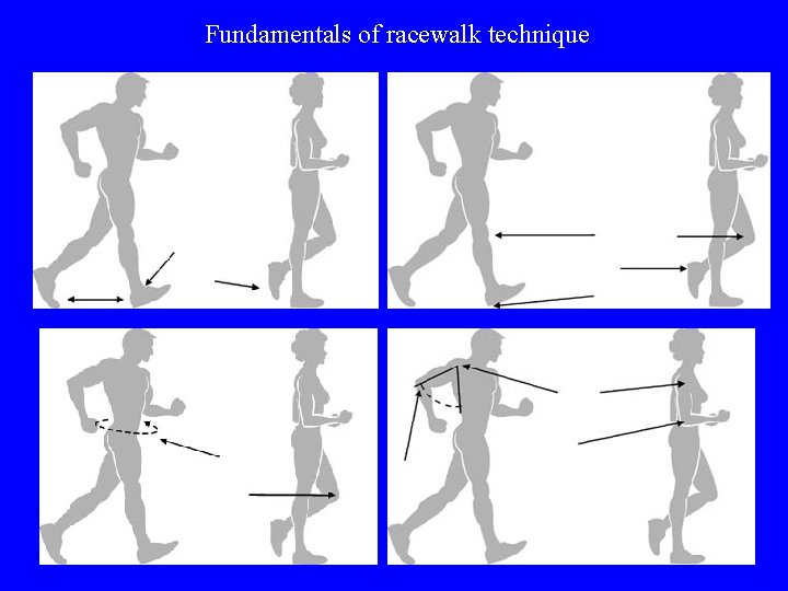 Fundamentals of racewalk technique 