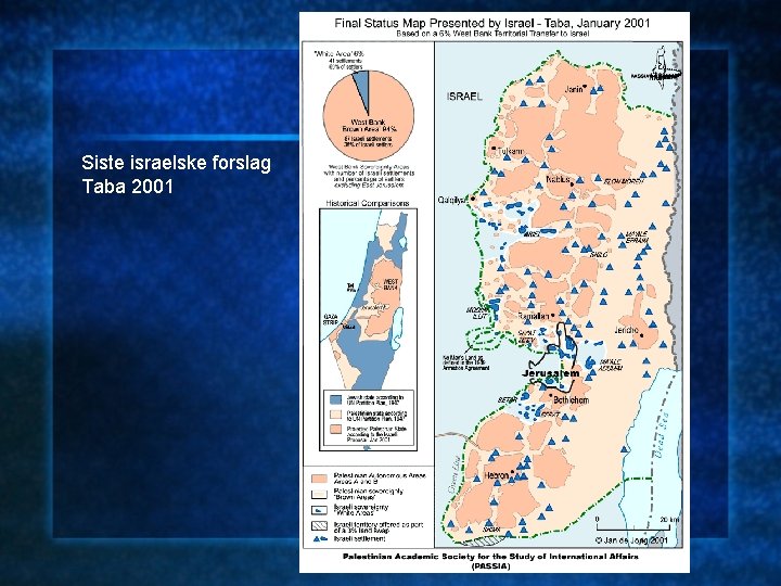 Siste israelske forslag Taba 2001 