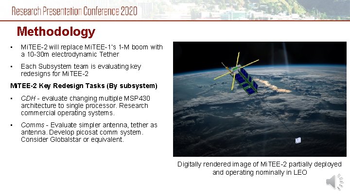 Methodology • Mi. TEE-2 will replace Mi. TEE-1’s 1 -M boom with a 10