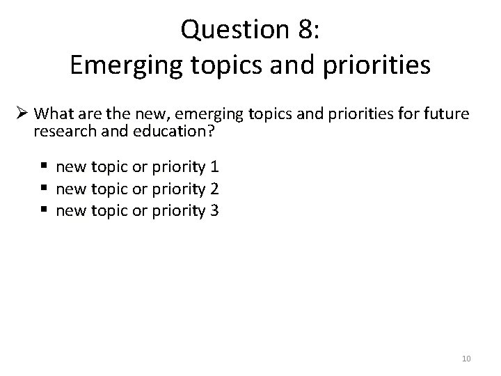 Moderator Reporter Breakout Session TMS Theory Modeling and